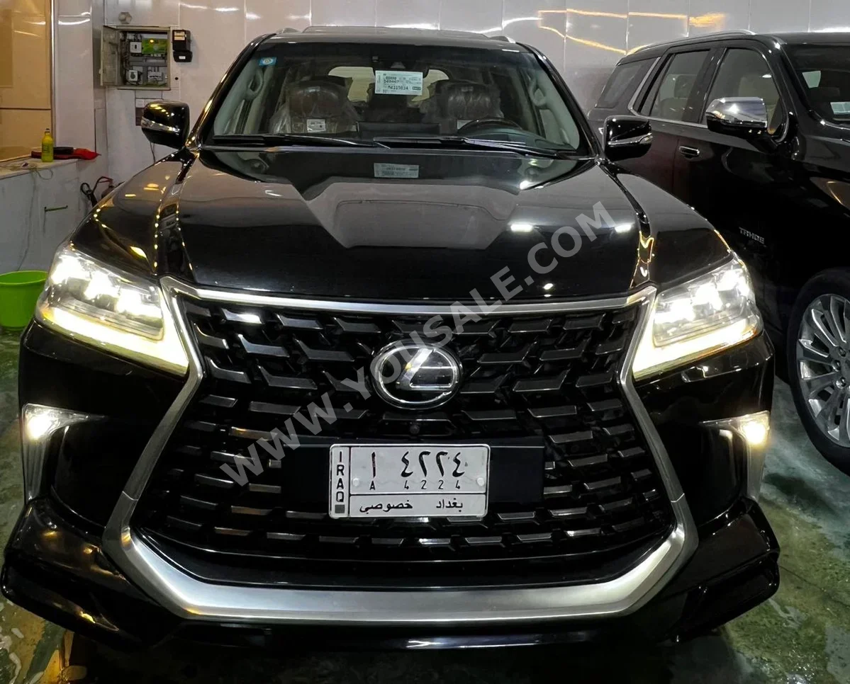 لكزس  ال اكس  570  2021  اتوماتيك  35,000 كم  8 سلندر  دفع رباعي  اس يو في  أسود  بنزين