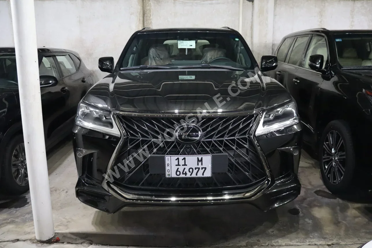 لكزس  ال اكس  570  2020  اتوماتيك  44,000 كم  8 سلندر  دفع رباعي  اس يو في  أسود  بنزين