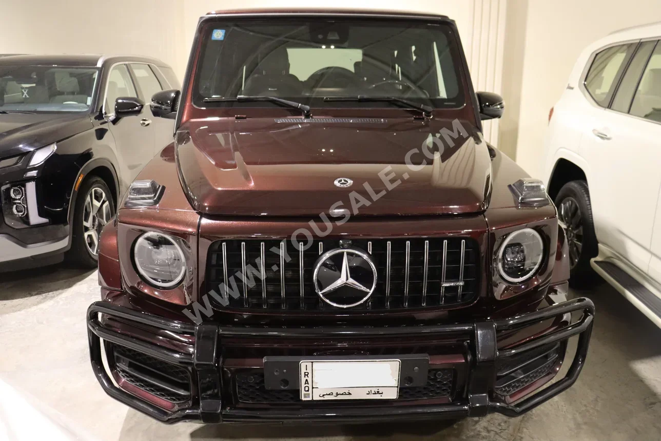 مرسيدس - بنز جي - كلاس 63 AMG 2018 اتوماتيك 7,000 كم 8 سلندر دفع رباعي اس يو في برونزي بنزين
