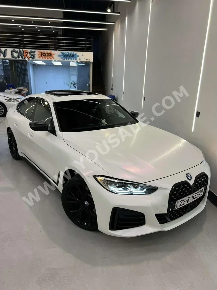 بي ام دبليو الفئة-الرابعة 435 I 2023 اتوماتيك 80,000 كم 4 سلندر دفع كلي مستمر سيدان أبيض بنزين