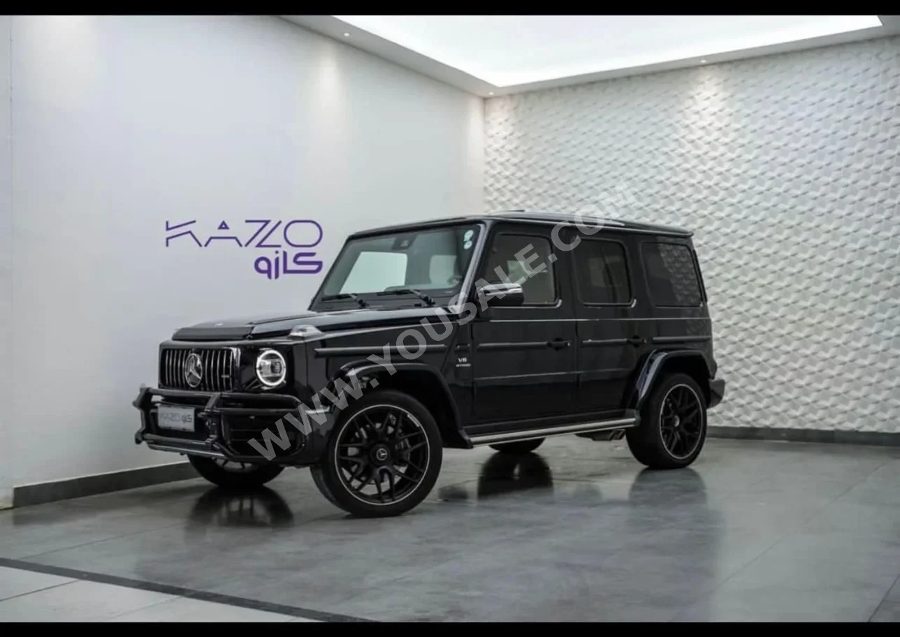 مرسيدس - بنز جي - كلاس 63 AMG 2020 اتوماتيك 75,000 كم 8 سلندر دفع رباعي اس يو في أسود بنزين