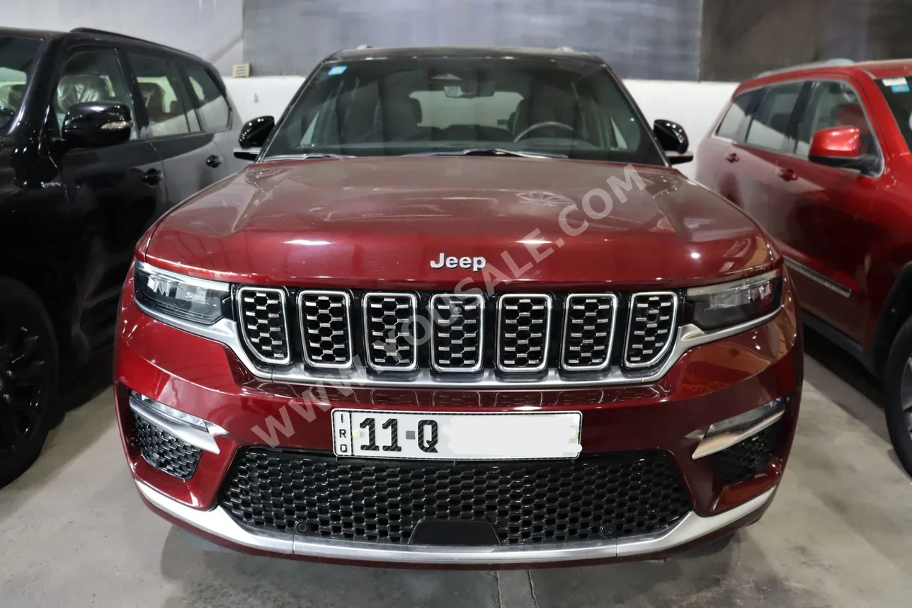 جييب  جراند شيروكي  سومت  2024  اتوماتيك  20,000 كم  6 سلندر  دفع رباعي  اس يو في  أحمر  بنزين
