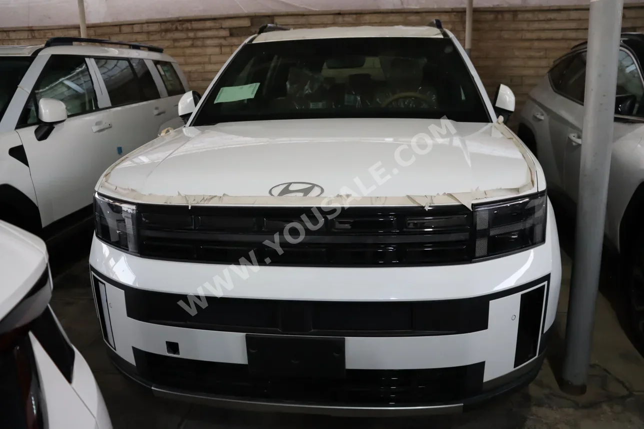 هيونداي  سانتا في  2024  اتوماتيك  0 كم  4 سلندر  دفع أمامي  اس يو في  أبيض  بنزين