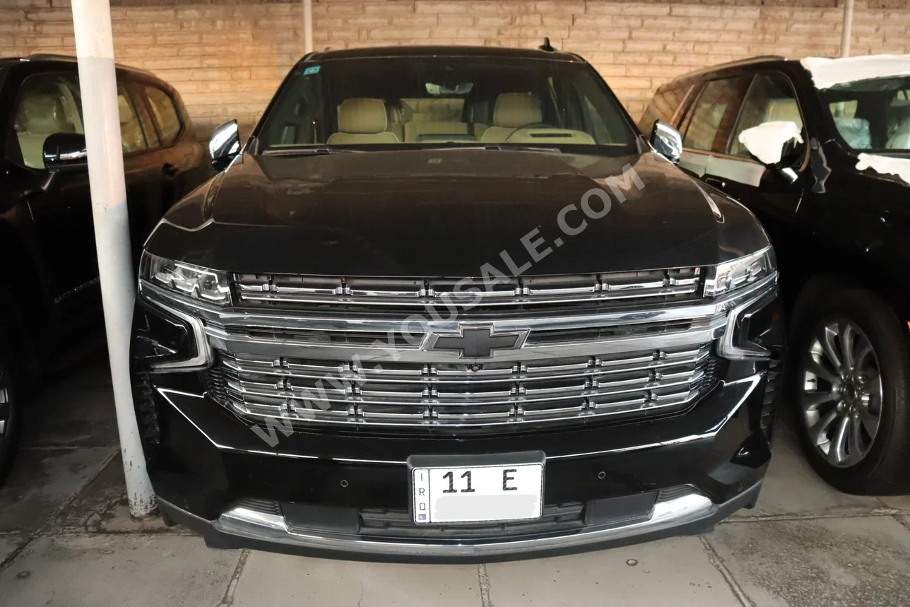 شفروليه تاهو بريمير 2024 اتوماتيك 0 كم 8 سلندر دفع خلفي اس يو في أسود بنزين