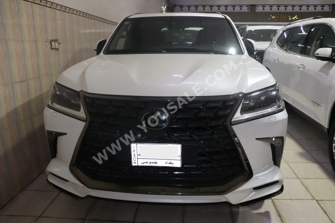 لكزس  ال اكس  570  2021  اتوماتيك  36,000 كم  8 سلندر  دفع رباعي  اس يو في  أبيض  بنزين