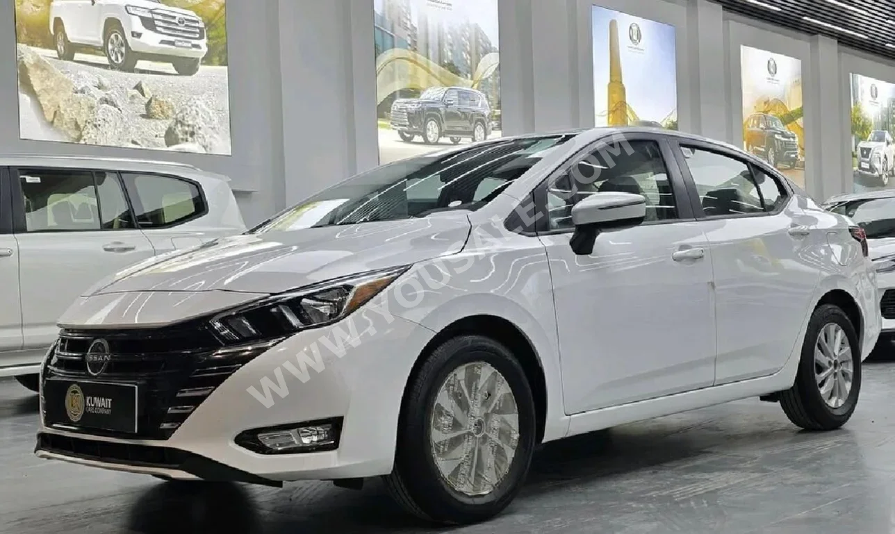 نيسان صني 2024 اتوماتيك 0 كم 4 سلندر دفع أمامي سيدان أبيض بنزين