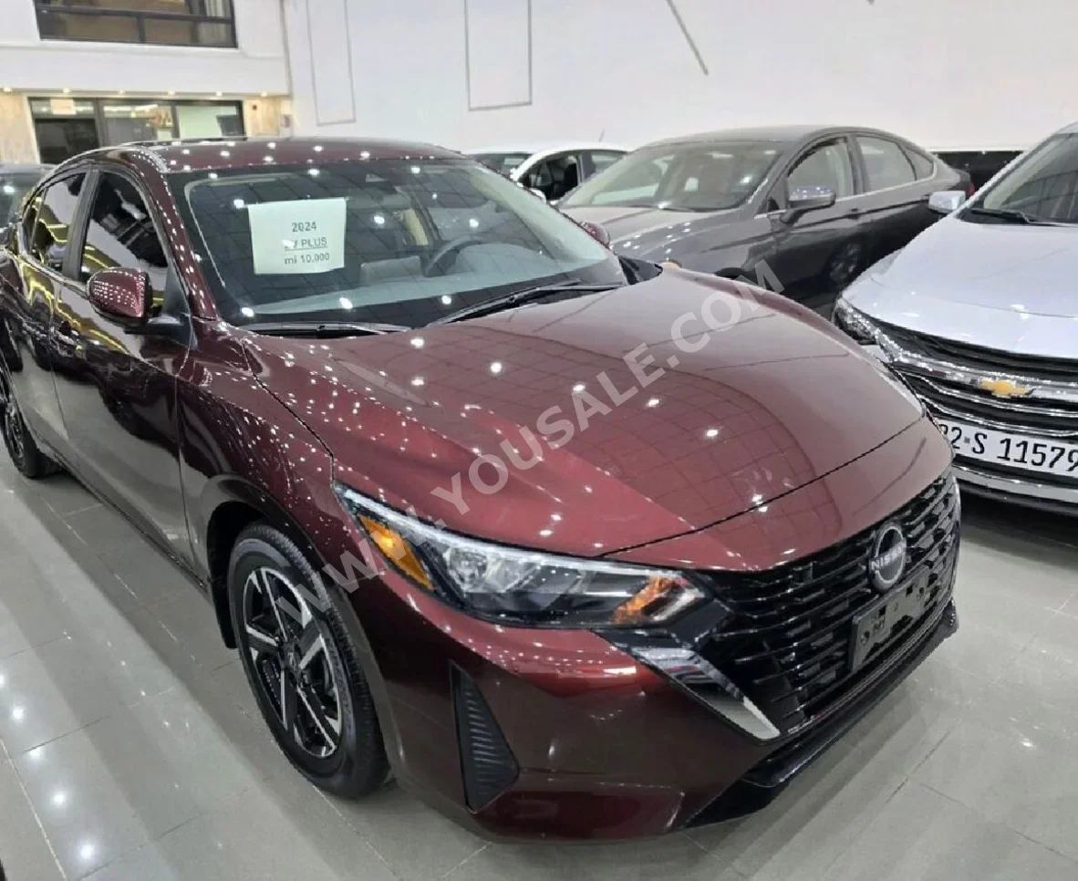 نيسان  سنترا  2024  اتوماتيك  120,000 كم  4 سلندر  دفع أمامي  سيدان  أحمر  بنزين