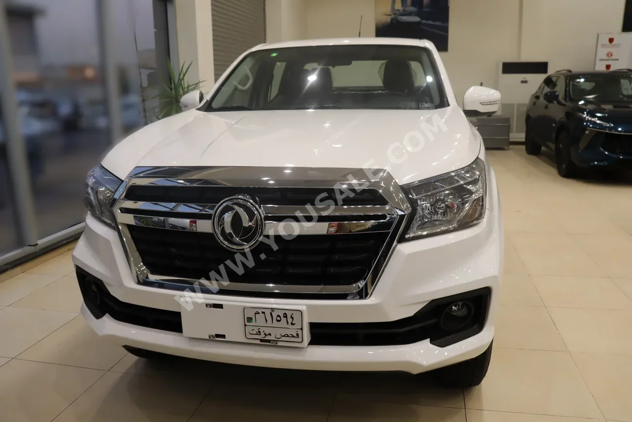 دونغ فنج ريتش 6 2024 عادي 0 كم 4 سلندر دفع خلفي بيكب أبيض بنزين تحت الضمان