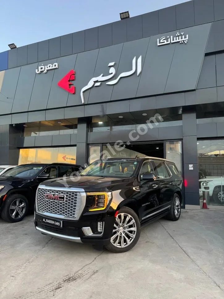 جي ام سي يوكون دينالي 2022 اتوماتيك 49,000 كم 8 سلندر دفع رباعي اس يو في أسود بنزين