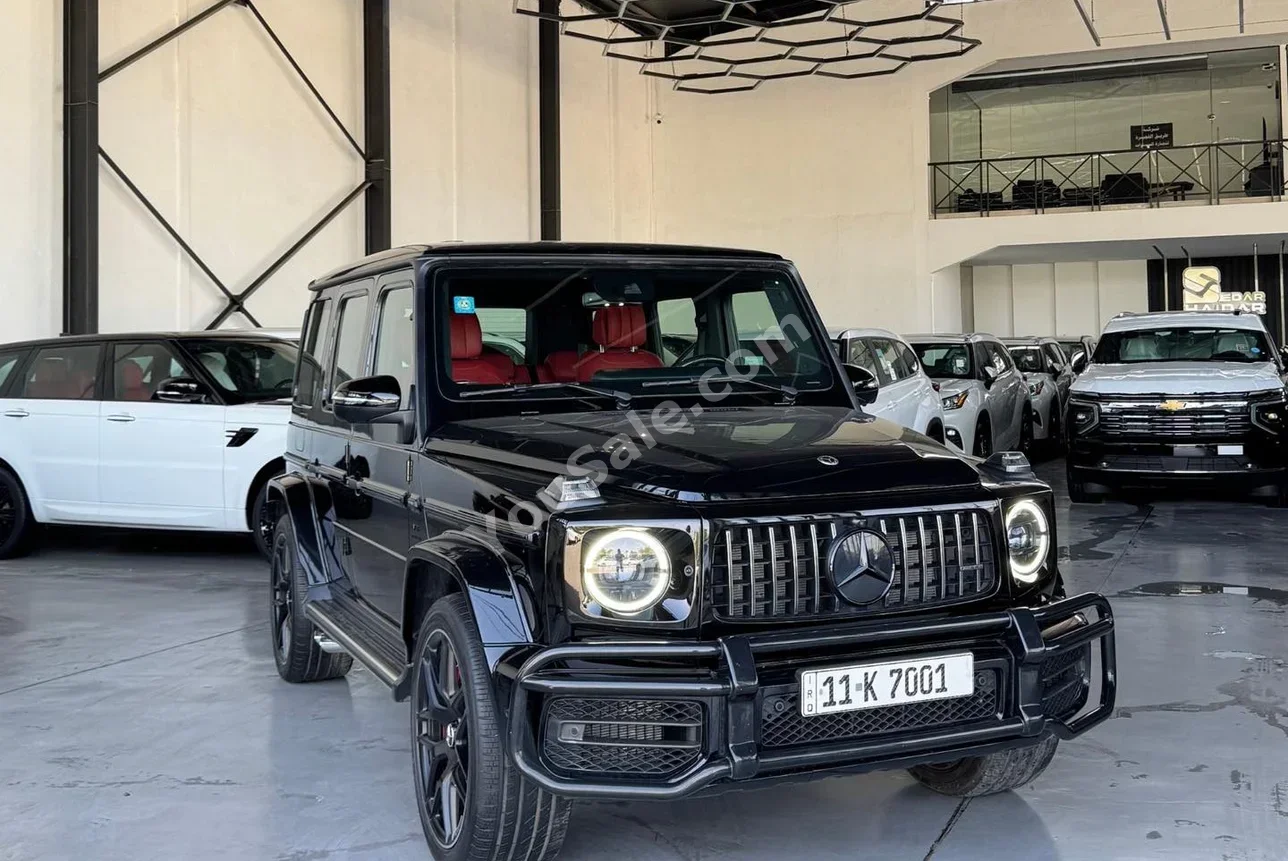 مرسيدس - بنز جي - كلاس 63 AMG 2023 اتوماتيك 21,000 كم 8 سلندر دفع رباعي اس يو في أسود بنزين