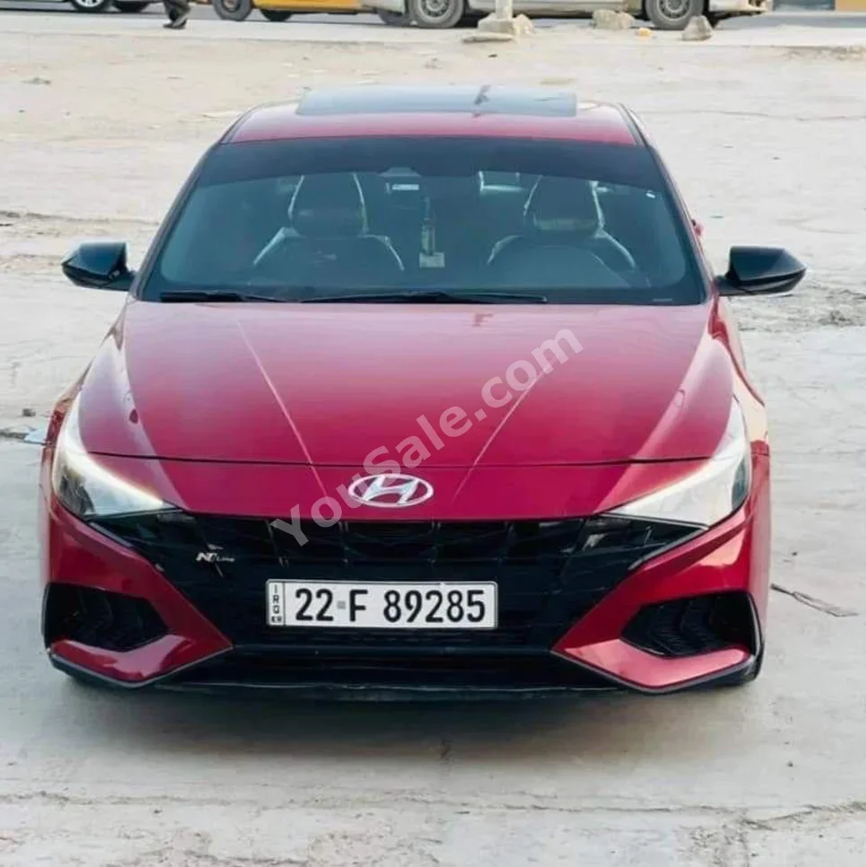Hyundai Elantra 2021 Automatic 26,000 km 4 Cylinder FWD Sedan Red Gasoline