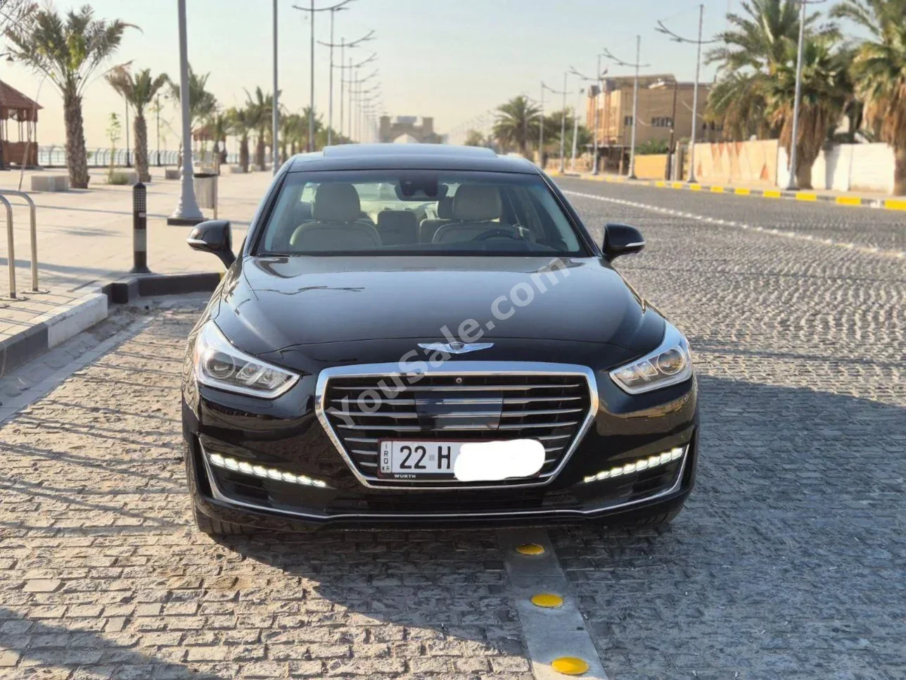 Genesis G90 2017 Automatic 121,000 km 6 Cylinder RWD Sedan Black Gasoline