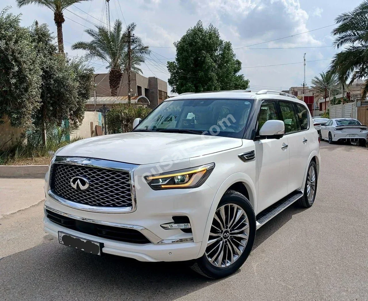 Infiniti QX 80 2021 Automatic 13,000 km 8 Cylinder 4WD SUV White Gasoline