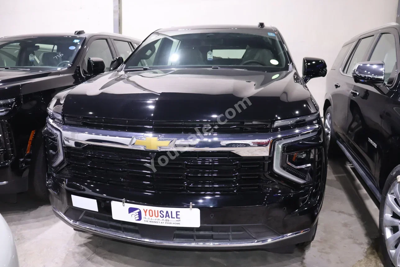 شفروليه تاهو ال تي زد 2025 اتوماتيك 0 كم 8 سلندر دفع خلفي اس يو في أسود بنزين