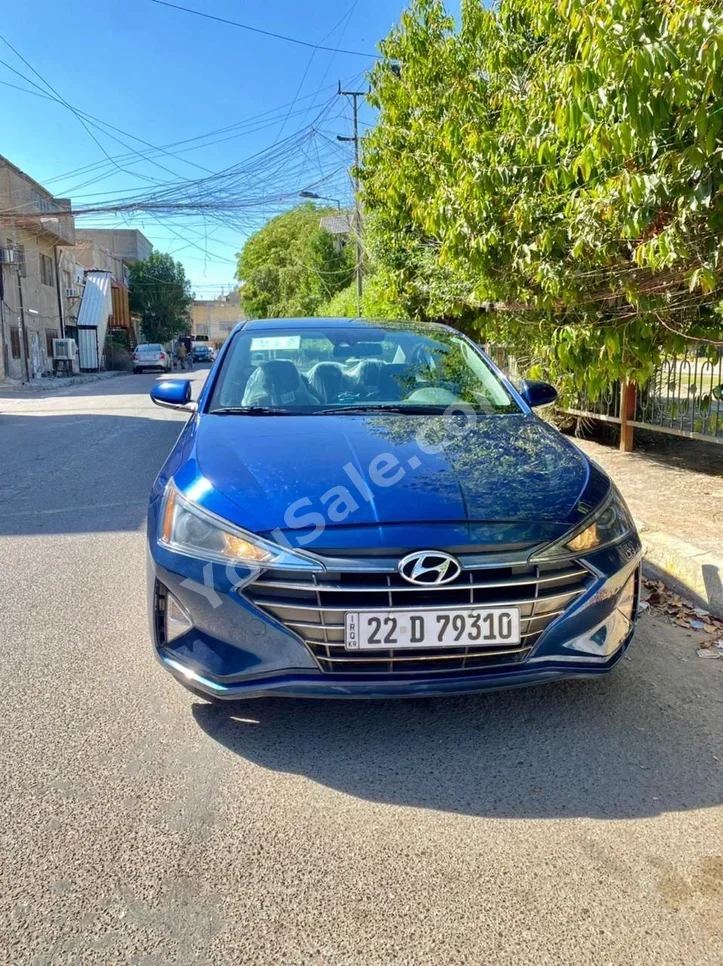 Hyundai  Elantra  2020  Automatic  63,000 km  4 Cylinder  FWD  Sedan  Blue  Gasoline