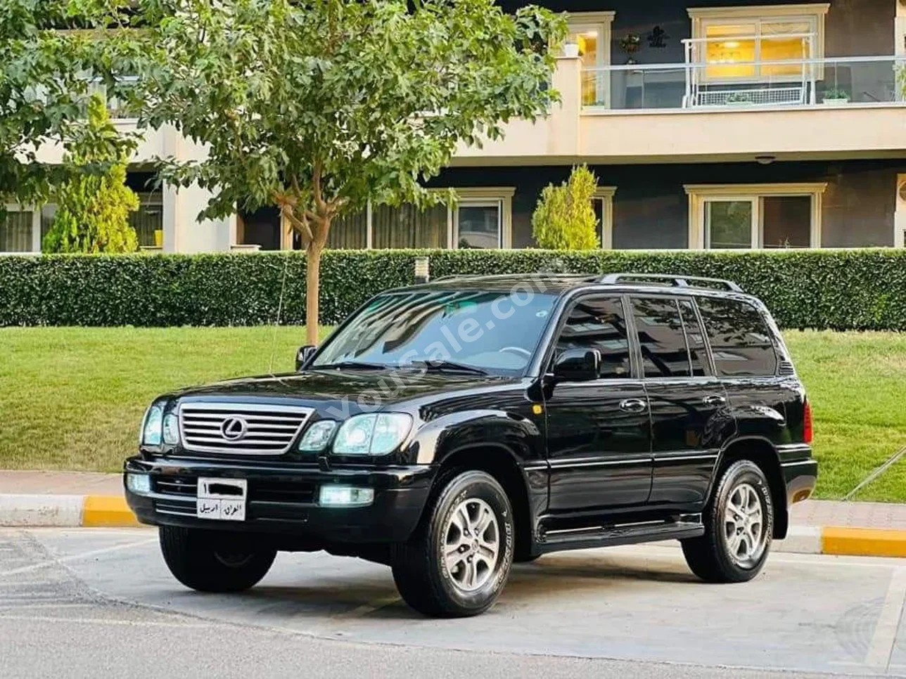 لكزس  ال اكس  470  2006  اتوماتيك  0 كم  6 سلندر  دفع رباعي  اس يو في  أسود  بنزين