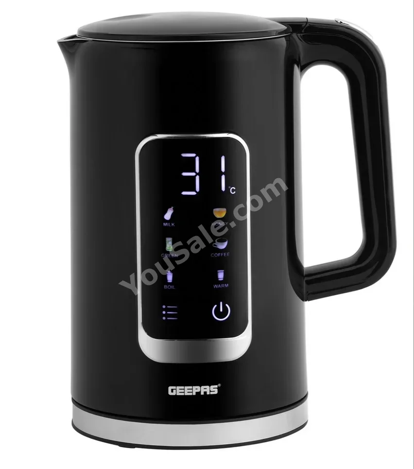 سخان ماء كهربائي جيباس \  1.7 لتر  أسود