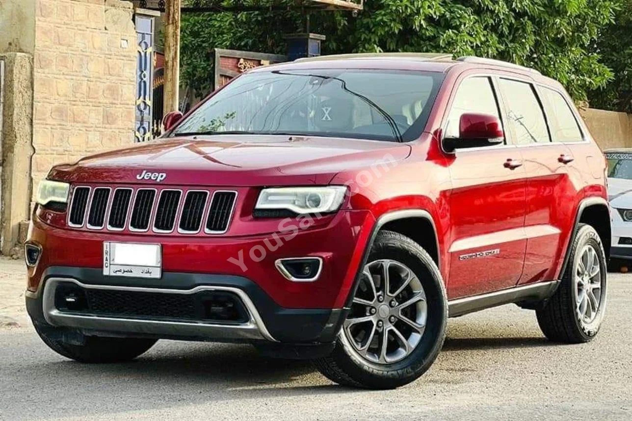 جييب  جراند شيروكي  2014  اتوماتيك  125,000 كم  6 سلندر  دفع رباعي  اس يو في  أحمر  بنزين