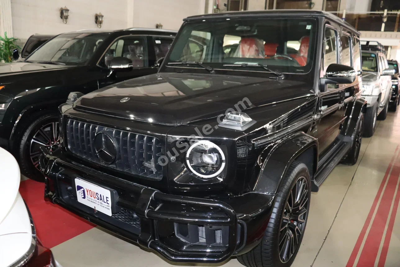 مرسيدس - بنز جي - كلاس 63 AMG 2025 اتوماتيك 0 كم 8 سلندر دفع رباعي اس يو في أسود بنزين